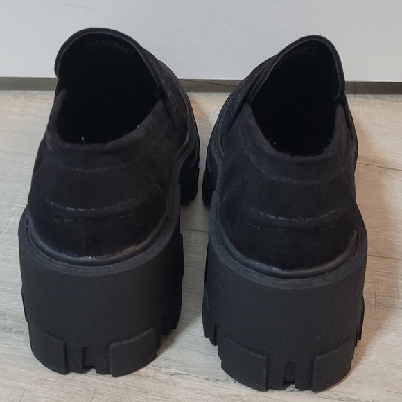 NWT ASOS Sloane chunky black loafer - Picture 4 of 8